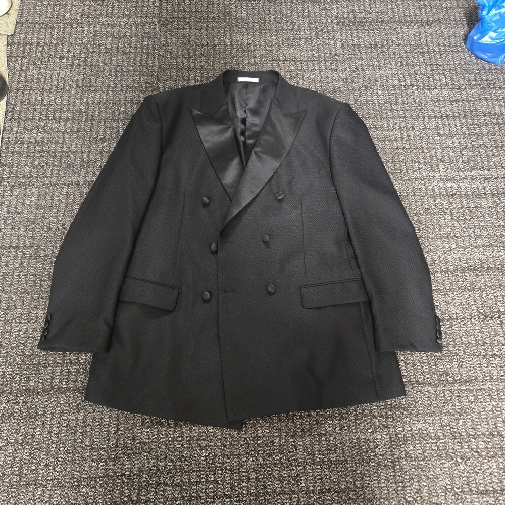 Black Double-Breasted Tuxedo